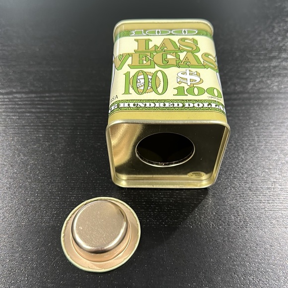 Las Vegas Money Tin Coin Bank - Picture 6 of 8